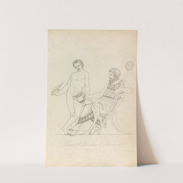 Priest of Bacchus & attendant by Thomas Baxter