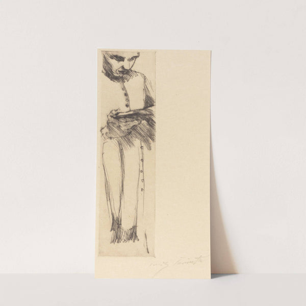 Priest Reading (Lesender Mönch) (1916) by Lovis Corinth