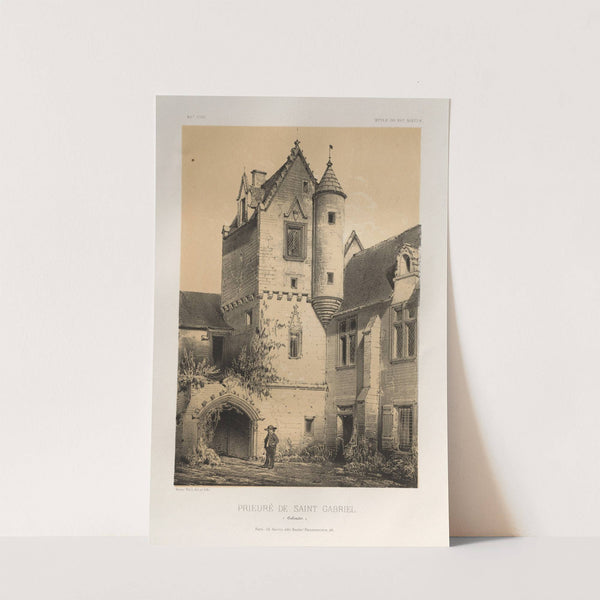 Prieuré De Saint Gabriel (Calvados) (1860) by Victor Petit