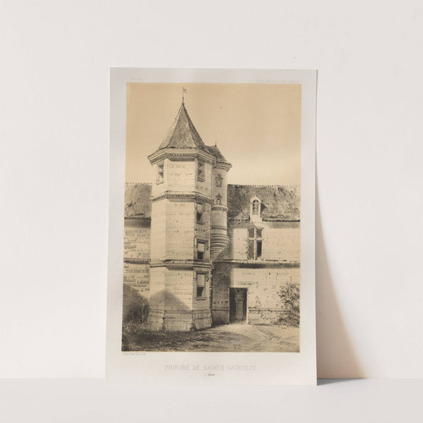 Prieuré de Sainte Gaudulfe (Eure) (1860) by Victor Petit