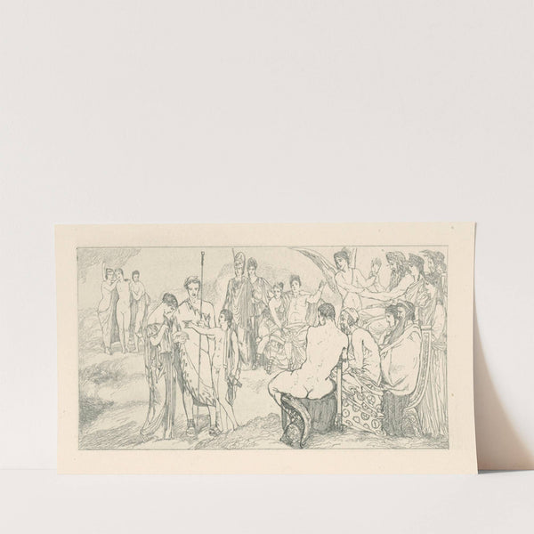 Prijatie Psyché na Olympe (1881) by Max Klinger