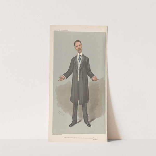 Prime Ministers – ‘A gentle shepherd who would lead his flock into the protectionist fold’. Mr. Andrew Bonar Law’. 2 March 1905 (1905) by Leslie Matthew Ward