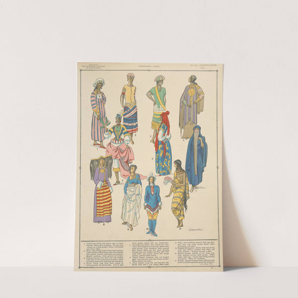 Primitive Races - Fashionable ladies by Paul Louis de Giafferri