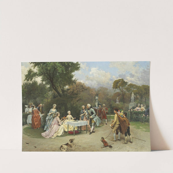 Princess In The Gardens Of Versailles by Raimundo de Madrazo y Garreta