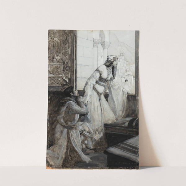 Princess Melisande and Bertrand by Auguste-François-Marie Gorguet