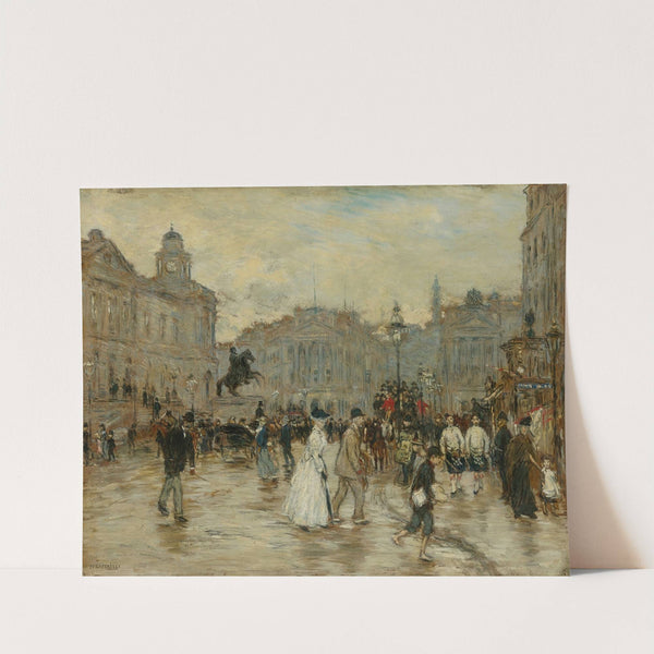 Princess Street, Edinburgh by Jean François Raffaëlli