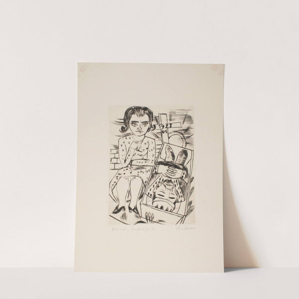 Princess Ursula Von Bärwalde Mourning for King Jerum (1923) by Max Beckmann