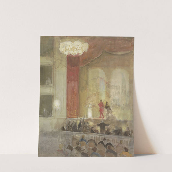 Princesse Schouwburg te Den Haag tijdens de opvoering van Othello by Johan Antonie de Jonge