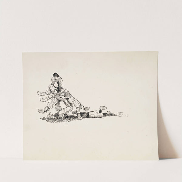 A touch of the fine arts. Unpleasant in effect, but the keeping is good. (1824) by Henry Alken