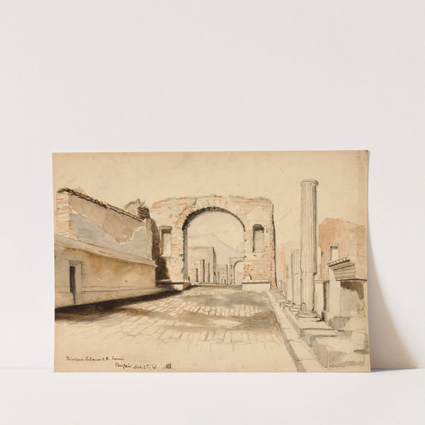 Principal Entrance To The Forum, Pompeii by Miner Kilbourne Kellogg