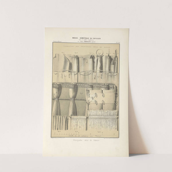 Principales têtes de rideaux. (1859) by Jules Verdellet