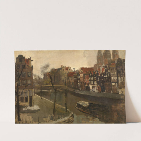 Prinsengracht in Amsterdam by George Hendrik Breitner