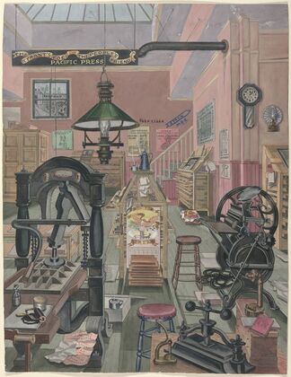 Print Shop, 1870