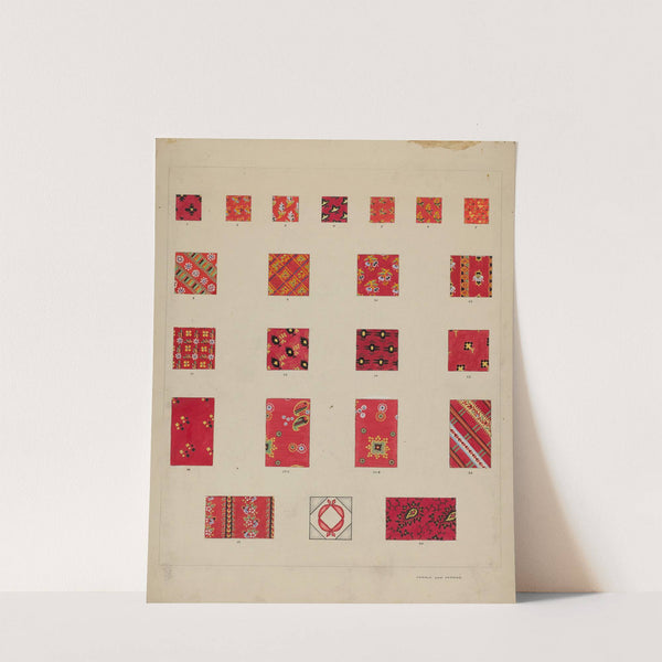 Printed Quilted Patches by Francis Law Durand