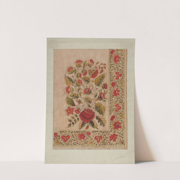 Printed Scarf by Mildred E. Bent