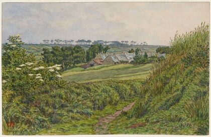 Printemps à Lesquiffinec. Morgat (1915)