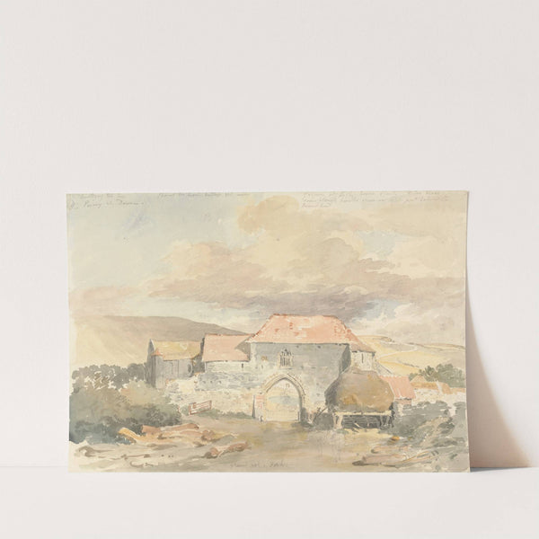Priory At Dover by William Sawrey Gilpin