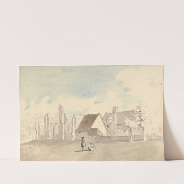 Priory Old House, Thetford (1777) by Capt. Francis Grose