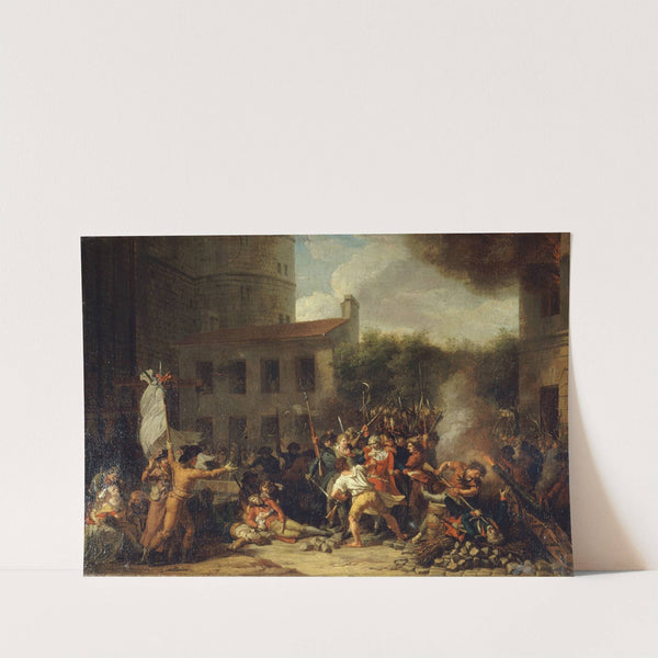 Prise de la Bastille, le 14 juillet 1789 by Charles Thévenin