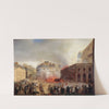 Prise du château d'eau, place du Palais-Royal, le 24 février 1848. by Anonymous