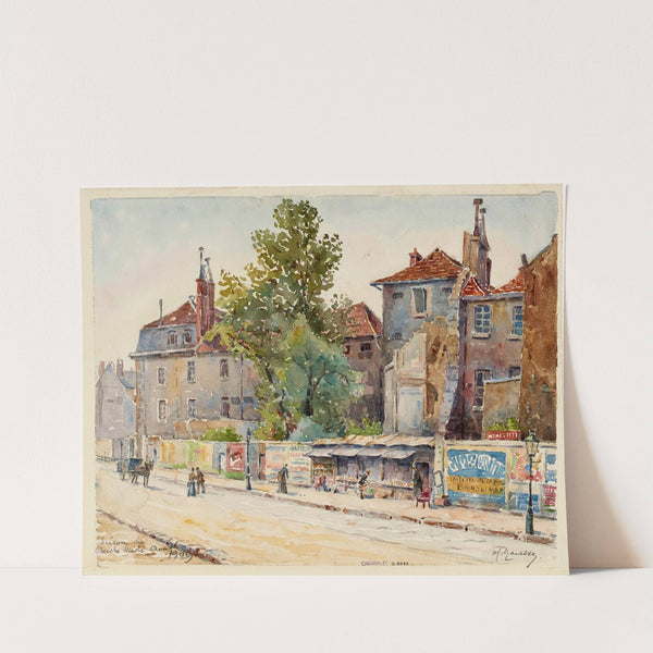 Prison du Cherche-Midi, rue du Cherche-Midi, au coin du boulevard Raspail (1909) by Georges-Henri Manesse