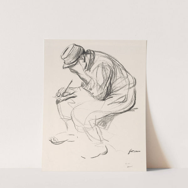 Prisoner of War Writing a Letter by Jean-Louis Forain