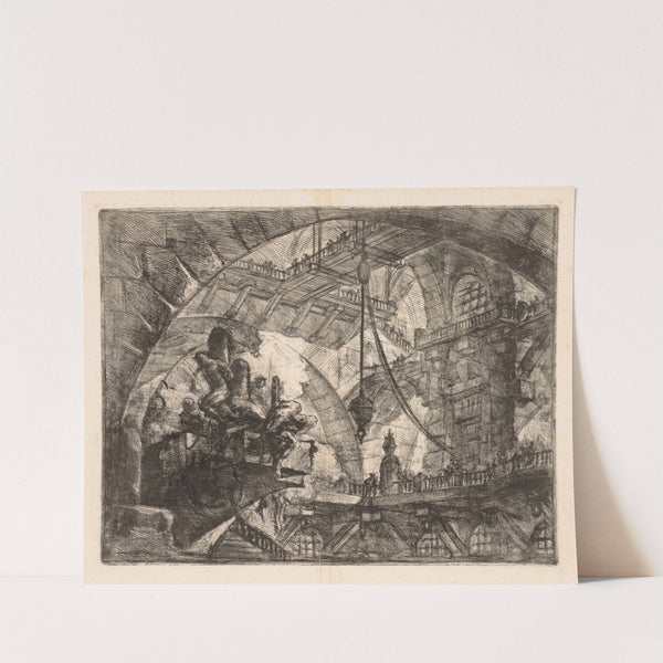 Prisoners on a Projecting Platform (1749–50) by Giovanni Battista Piranesi