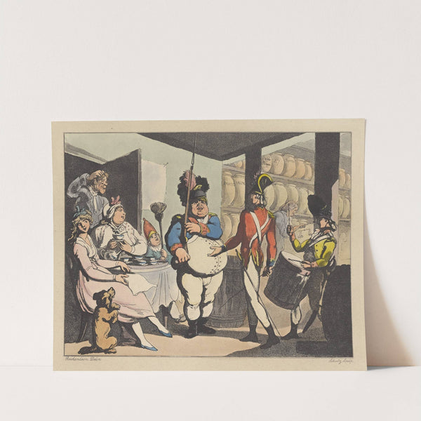 Private drilling by Thomas Rowlandson