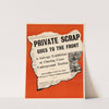 Private Scrap Goes to the Front by Anonymous