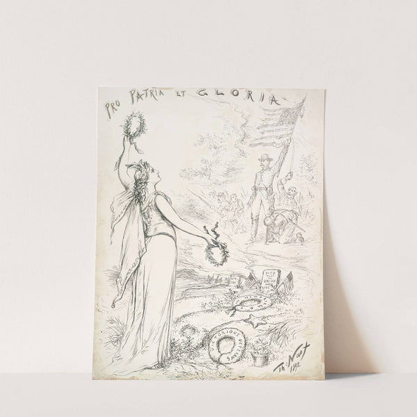 Pro patria et gloria (1892) by Thomas Nast