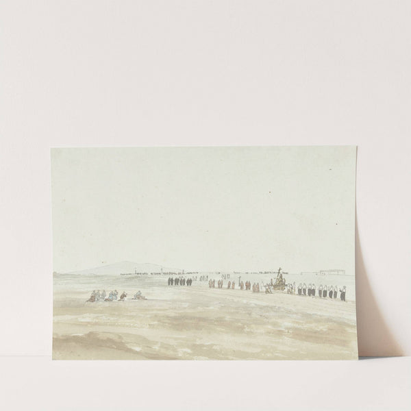 Processie in de omgeving van Cerignola (1778) by Abraham-Louis-Rodolphe Ducros