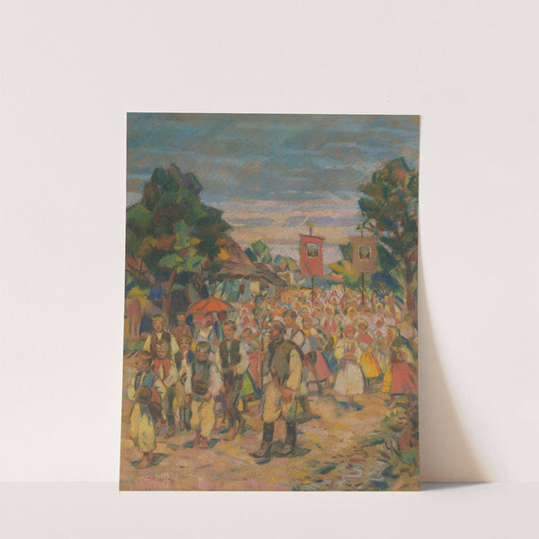 Procession by Gustáv Mallý