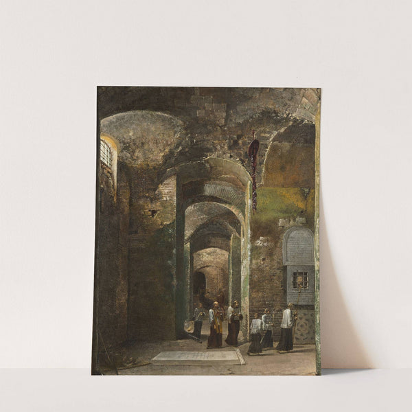 Procession dans la crypte de San Martino ai Monti à Rome by François-Marius Granet