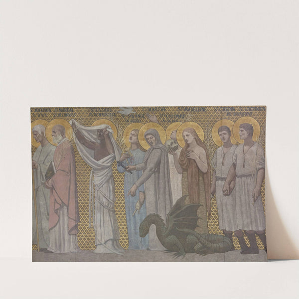 Procession de saints martyrs 3 (1877) by Pierre Puvis de Chavannes