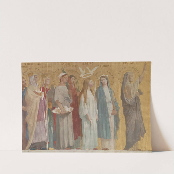 Procession des saints martyrs (1874-1891) by Jules Elie Delaunay