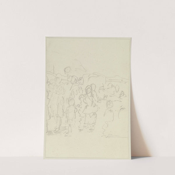 Procession (fragment) by Jakob Becker