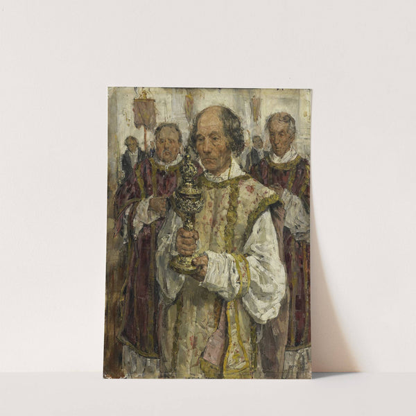 Procession in the Old Catholic Church in The Hague by Isaac Israëls