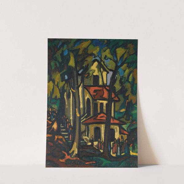 Procession, Madonna of the fountain by Arthur Segal