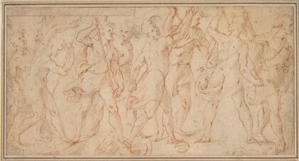 Procession of figures
