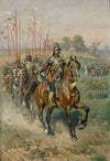 Procession of hussars