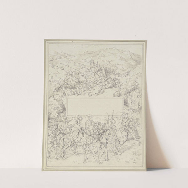 Procession of knights by Wilhelm Steinhausen