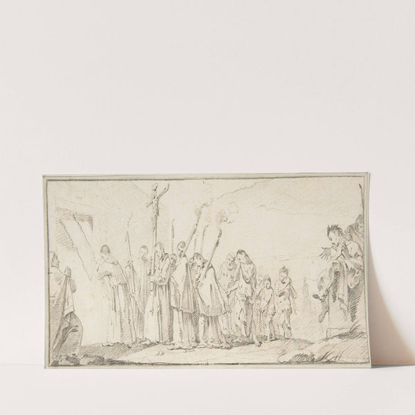 Procession of Monks and Flagellants (1696–1770) by Giovanni Battista Tiepolo