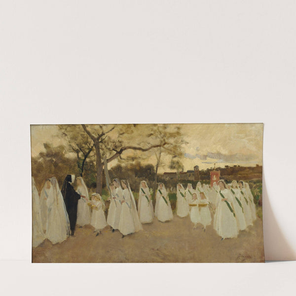 Procession of Schoolgirls (circa 1890) by Joaquim Vayreda