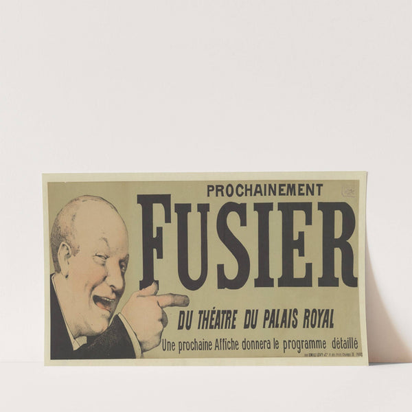 Prochainement Fusier du Théâtre du Palais Royal (1888) by Imp. Emile Lévy