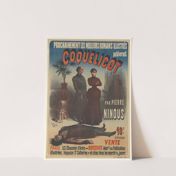 Prochainement les meilleurs romans illustrés publieront Coquelicot par Pierre Ninous (1885) by Lucien Baylac