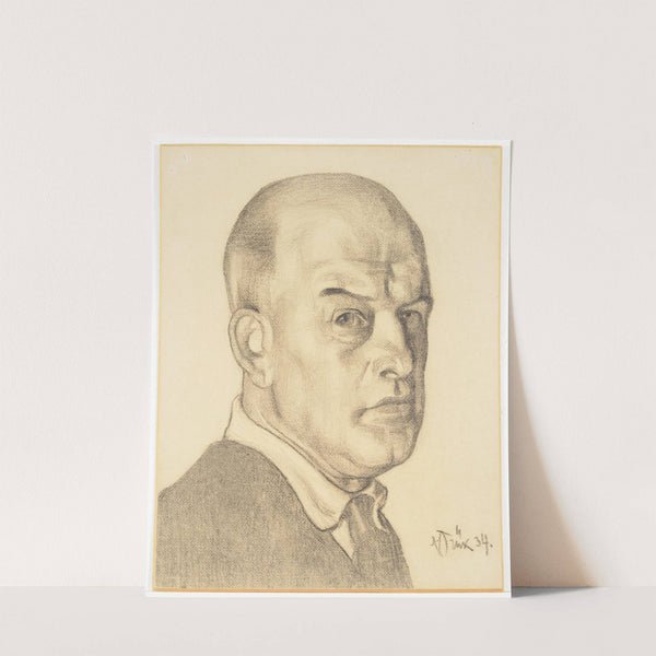 Prof. Karl Schlossmann’i portree (1930) by Nikolai Triik