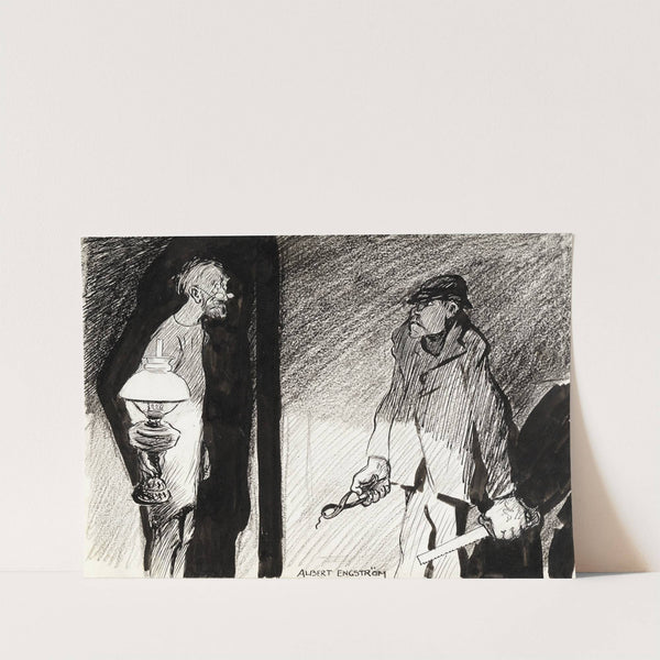 Professor of Statistics (1903) by Albert Engström