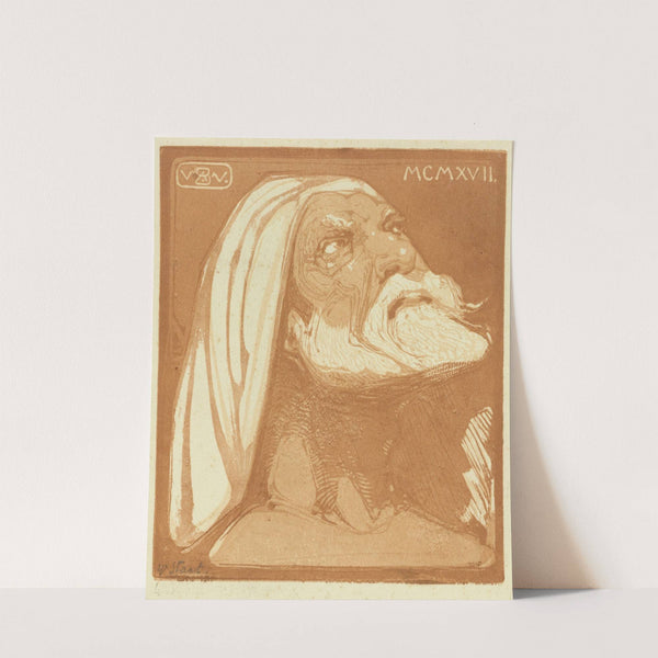 Profetenkop (1917) by Bernard Willem Wierink