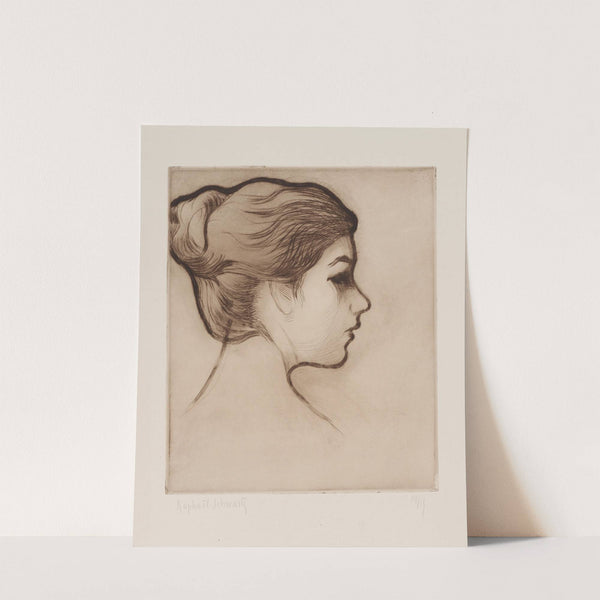 Profil de femme (1912) by Raphael Schwartz
