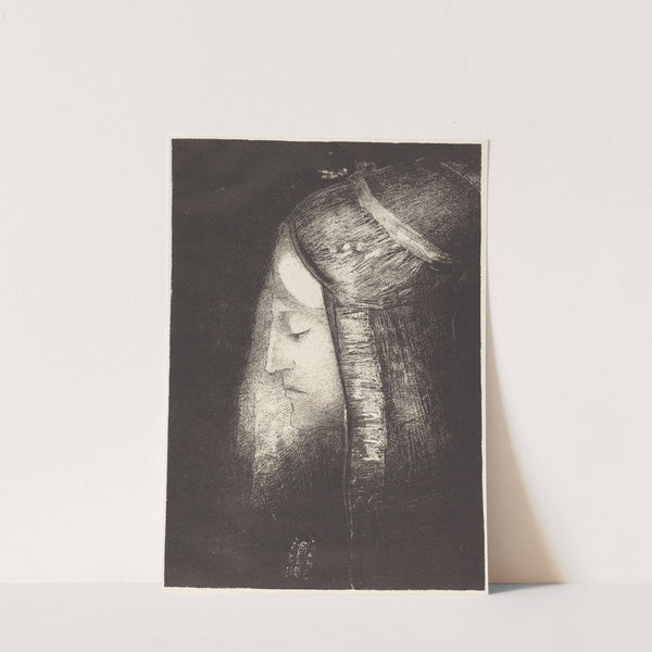 Profil de lumiere (Profile of light) by Odilon Redon